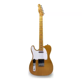 Guitarra Eléctrica Para Zurdo Sx Vintage Series Ftl-50 Telecaster De Tilo 2000 Butterscotch Blonde Brillante Con Diapasón De Arce