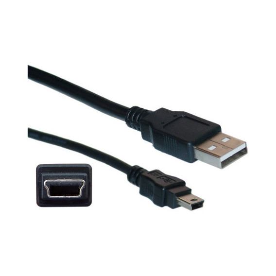 Cable Joystick Carga Mini Usb V3 2.5m X5 Unidades