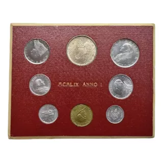 Set Monedas Ciudad Del Vaticano 1959 Papa Juan Xxiii