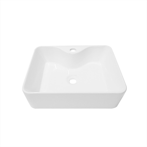 Lavamanos De Sobreponer En Ceramica Blanco 40cm*30cm*14cm