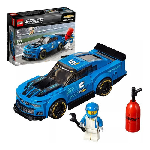 Set de construcción Lego Speed Champions Chevrolet Camaro ZL1 race car 198 piezas  en  caja