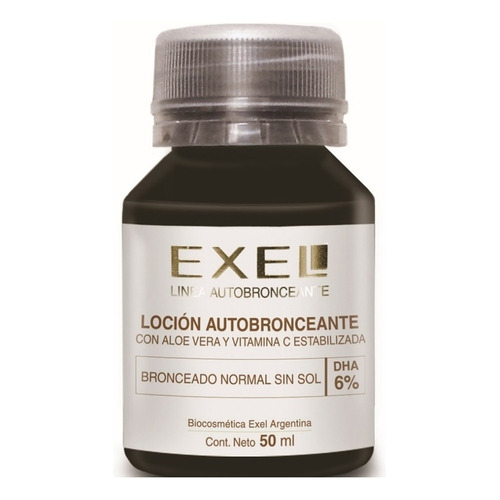 Locion Exel Autobronceante Sin Color 6% Piel Corporal 50 Ml