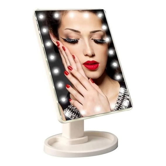 Espejo De Maquillaje Táctil Con Luces Led Tocador
