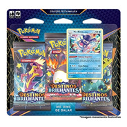 Triple Pack Destinos Brilhantes Mr. Mime Pokémon - Copag