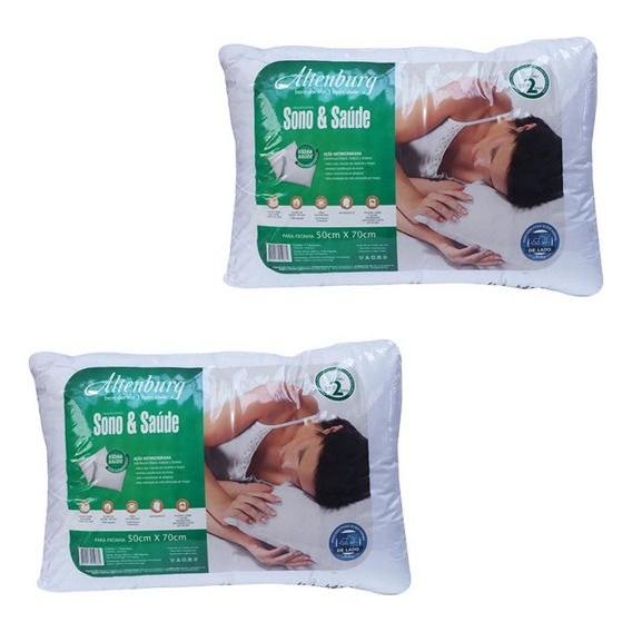 Almohadas Pack Por 2 Antialérgicas Dormitorio Somier Colchón