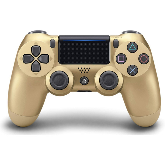 Joystick inalámbrico Sony PlayStation Dualshock 4 ps4 gold