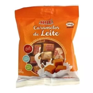 Hué Caramelo De Leite Diet Sem Glúten Bala Mastigável