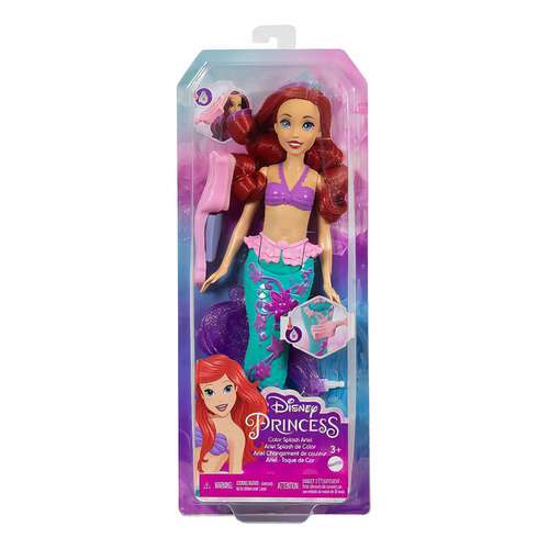 Disney Princess - Ariel Splash De Color - Cambia Se Color