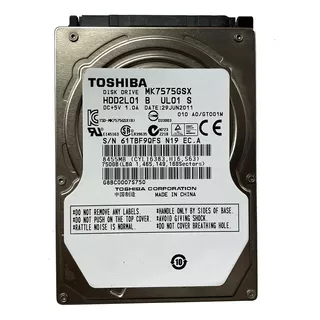 Hd Sata Toshiba 750gb Mk75 Series 2.5 Para Notebooks Cor Prateado