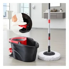 Mopa Centrifuga Trapeador Mti Giratoria Lampazo Pedalera Negro