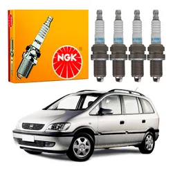  Jogo 4 Velas Ignição Ngk Zafira 2.0 16v 2001 A 2004