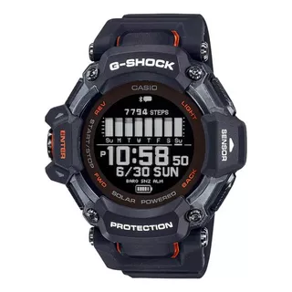 Relógio Casio G-shock Gbd-h2000-1adr Cor Da Pulseira: Preto, Moldura, Cor De Fundo: Preto