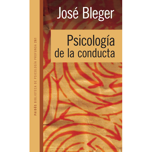 Psicología De La Conducta De Bleger Jose - Paidós