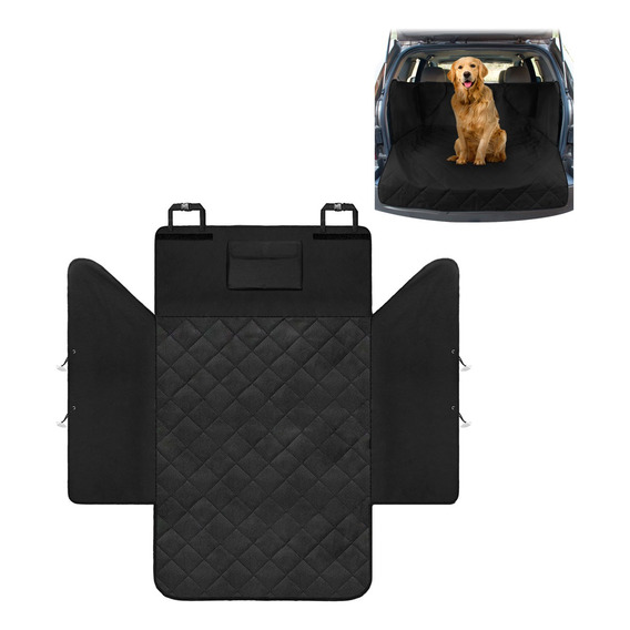 Funda Cobertor Maletero Auto P/ Mascotas Asiento Impermeable