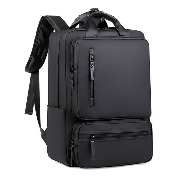 Mochila viaje Iforu Antirrobo Backpack-14N color negro diseño lisa 30L