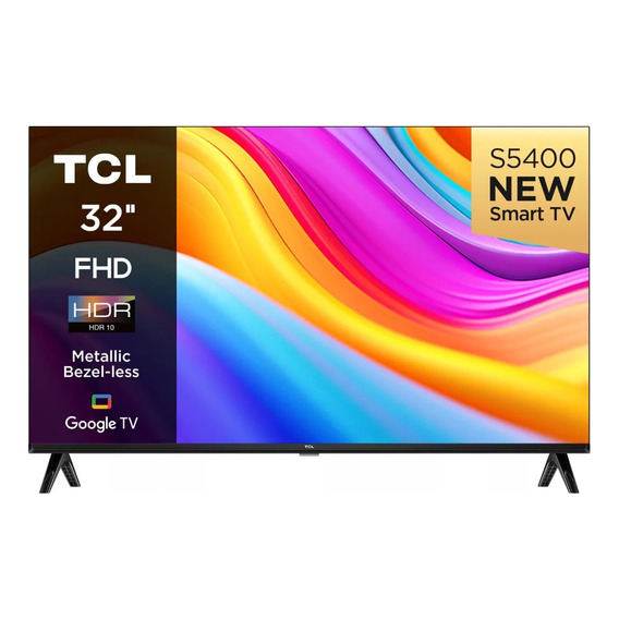 Televisor TCL LED 32S5400AF Android TV 32 FULL HD Con HDR Negro