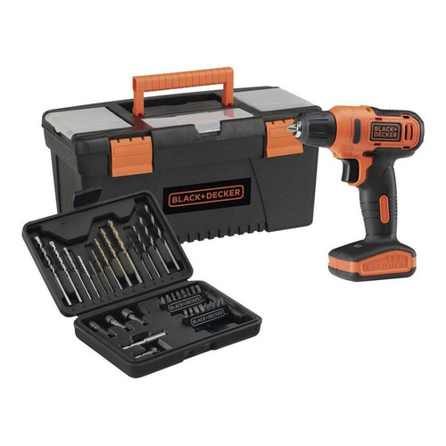 Taladro Atornillador 3/8 In + 34 Acces Caja Black And Decker