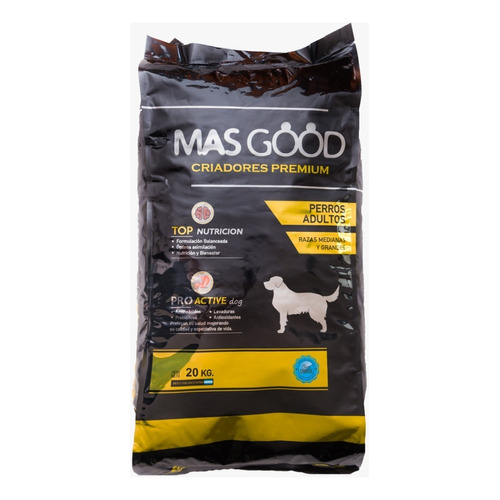 Alimento Balanceado Masgood Premium Perro Adulto 20 Kg