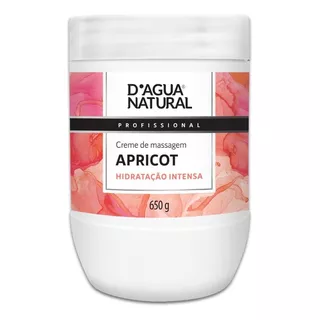 Creme De Massagem Apricot 650g Corporal Dagua Natural