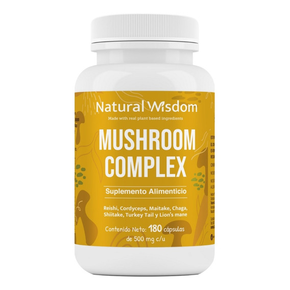 Nw Mushroom Complex Concentración Melena León Reishi 180caps