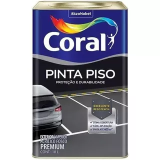 Tinta Para Piso  18 Litros Coral - Escolha A Cor