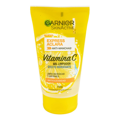 Gel Limpiador Garnier Skin Active Vitamina C 150g