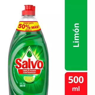 Lavatrastes Líquido Salvo Limón 500ml