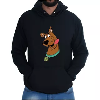 Blusa Moletom Masculino Canguru Scooby Doo Salsicha Desenho