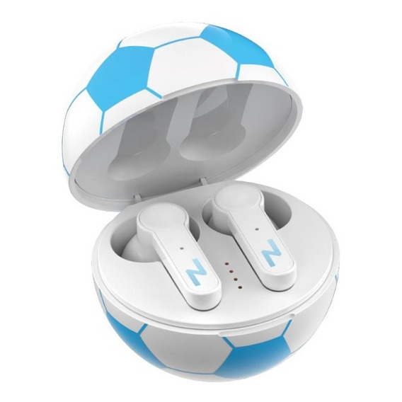 Auriculares Inalambricos Bluetooth Pelota Seleccion Noga 30 Color Blanco