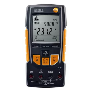 Testo Multímetro Digital 760-2 Multímetro T-rms Para