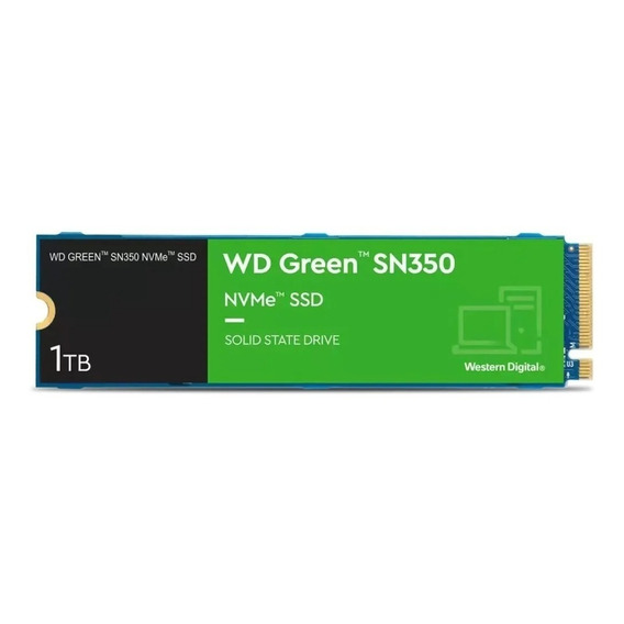 Disco Solido Ssd M.2 1tb Wd Green Sn350 Nvme Wds100t3g0c