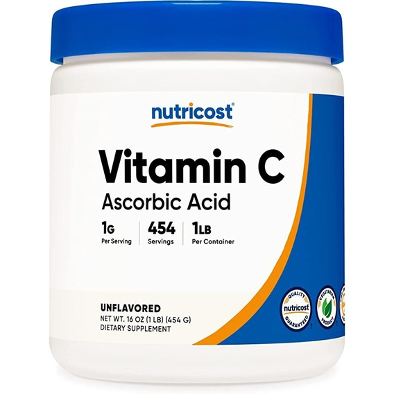 Vitamina C En Polvo Ácido Ascorbico Medio Kilo