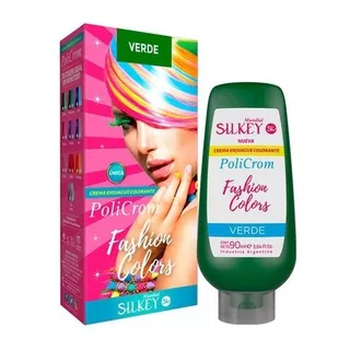  Policrom Fashion Colors Silkey Crema Enjuague Colorantex90ml Tono Voleta