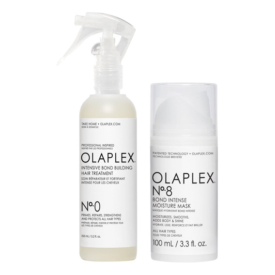 Kit Tratamiento Cabello Olaplex Mascarilla No.8 Y No.0