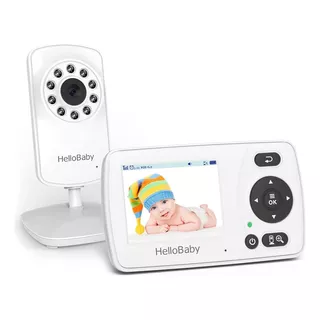 Monitor Hellobaby Con Cámara Y Audio, Monitor De Bebé De Vid