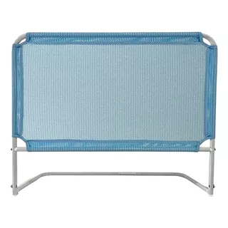 Mini Grade Cama Box Proteção Tela Segurança Bebê Idoso Adult Cor Azul Liso