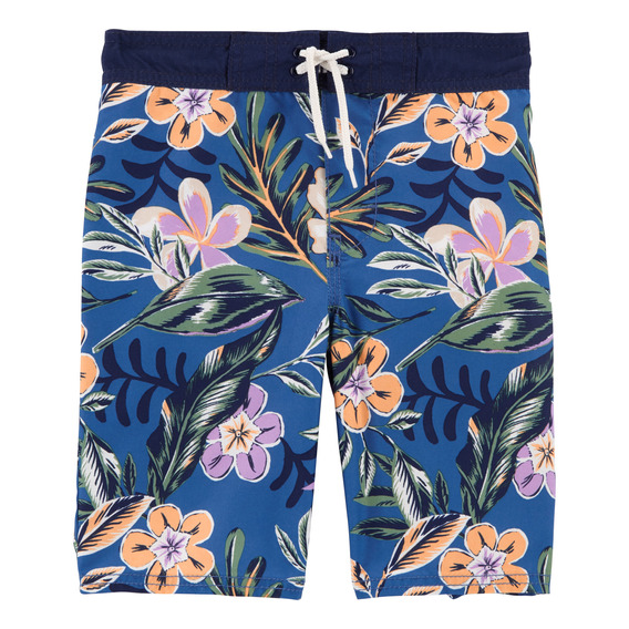 Short De Baño Con Upf 50+ Diseño Tropical Oshkosh 3o946110