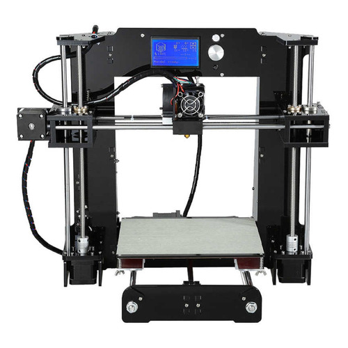 Impresora 3D Anet A6 color black/transparent 110V/220V con tecnología de impresión FDM