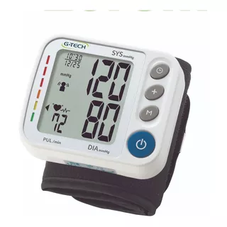 Aparelho Medidor De Pressão Arterial Digital De Pulso G-tech Gp400 Branco