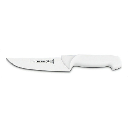 Cuchillo Carnicero 6  Tramontina Color Blanco