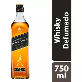 Whisky Escocês Blended Black Label Johnnie Walker Garrafa 750ml