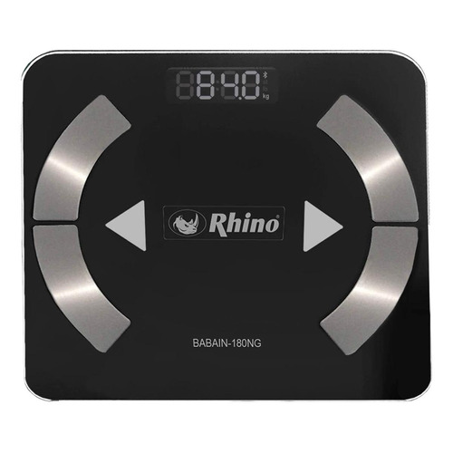 Báscula digital Rhino BABAIN-180 negra, hasta 180 kg