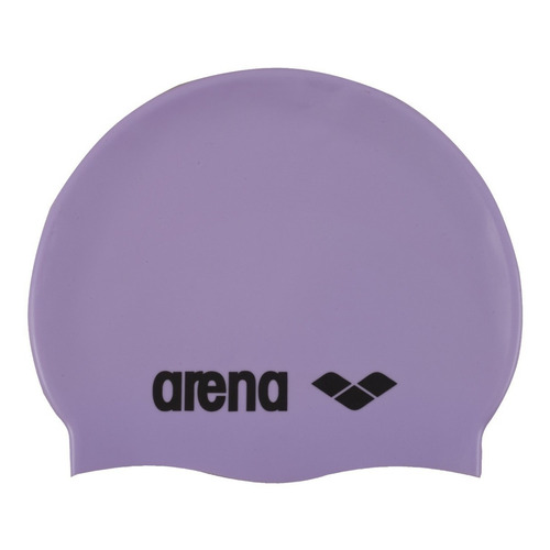 Gorra De Entrenamiento Arena Classic Silicone Color Lila Diseño de la tela Liso Talla UNI