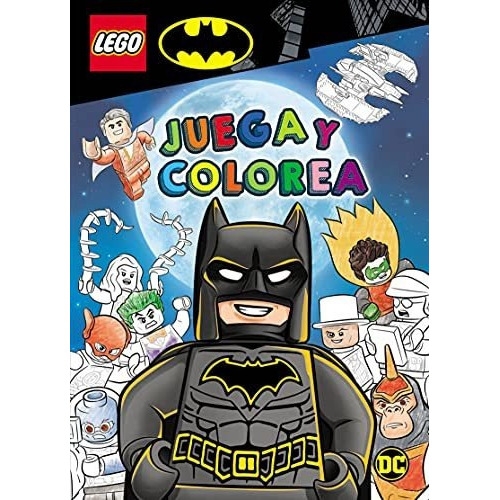 Batman Lego. Juega Y Colorea, De Aa.vv. Editorial Magazzini Salani, Tapa Blanda En Español, 2021