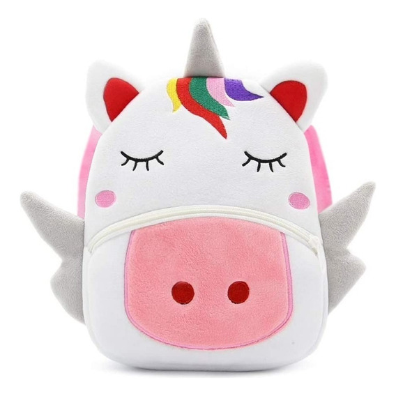 Mochila Infantil Animales De Peluche Niños Escuela 3d Atrix