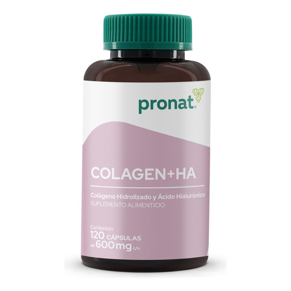 Suplemento Colágeno Hidrolizado +ha (120 Cápsulas) - Pronat