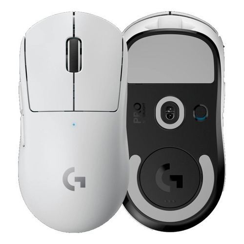 Mouse gamer de juego inalámbrico recargable Logitech G  Pro Series Pro X Superlight 910-005941 blanco