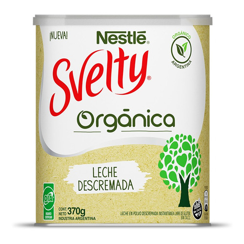Svelty® Orgánica Leche En Polvo - Lata X 370gr
