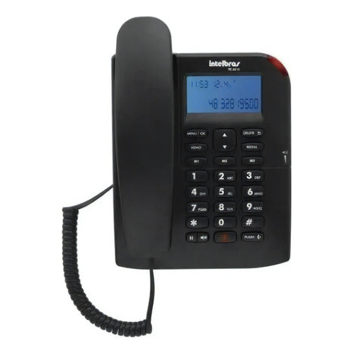 Telefone Fixo Intelbras Tc 60 Id Preto