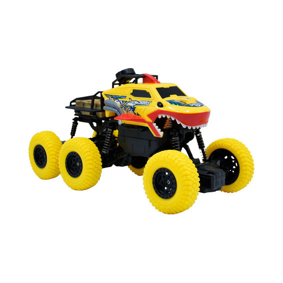 Carro R/c Beast Wheels Amarillo Dragon Toy Logic
